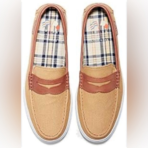 COLEHAAN Men's Tan Loafers - Picture 1 of 8